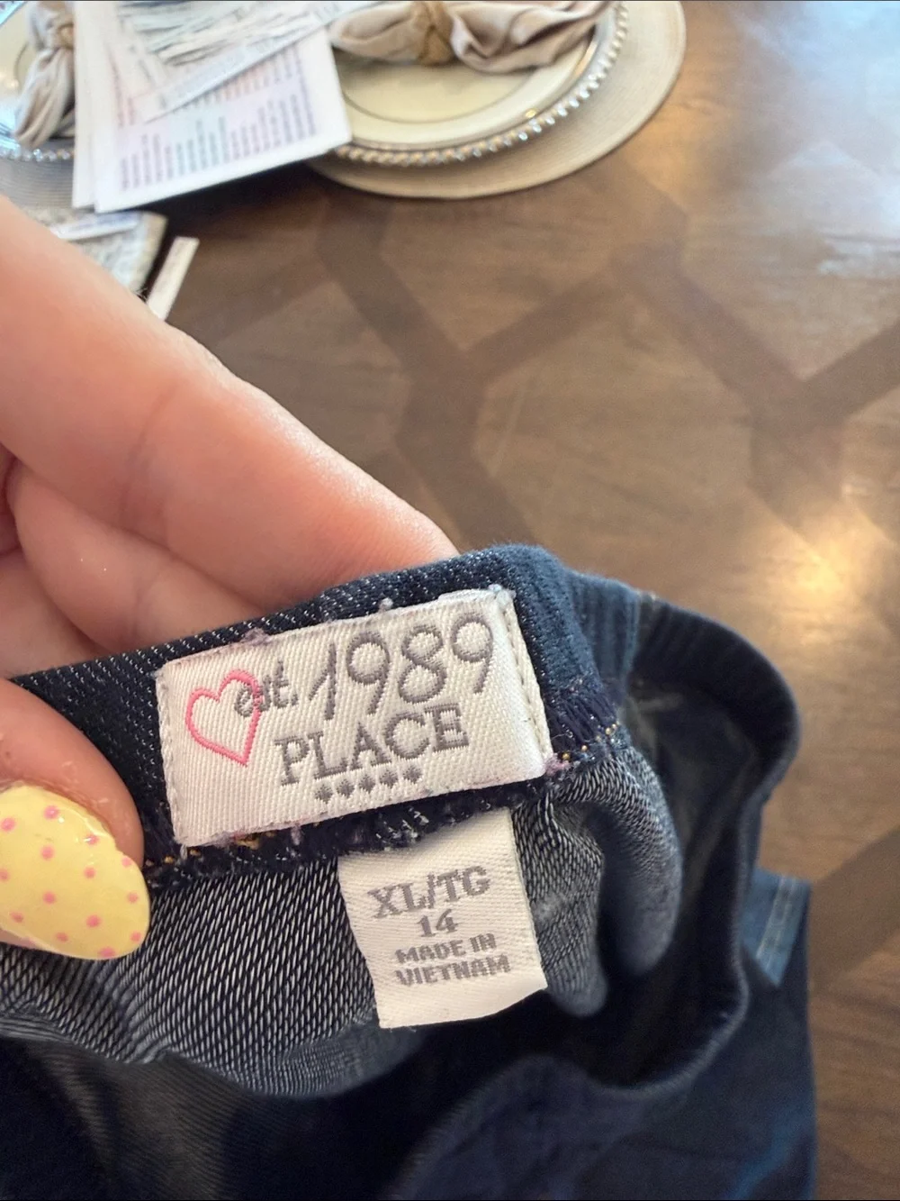 1989 Place Navy Blue Kids Leggings